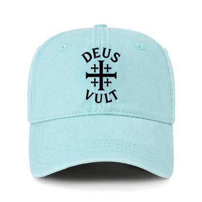 Heritage Washed Cap-Deus Vult