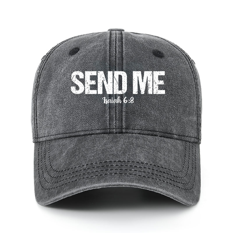 Heritage Washed Cap - Isaiah 6:8 - SEND ME