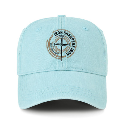 Heritage Washed Cap - Iron Sharpens Iron - Proverbs 27:17