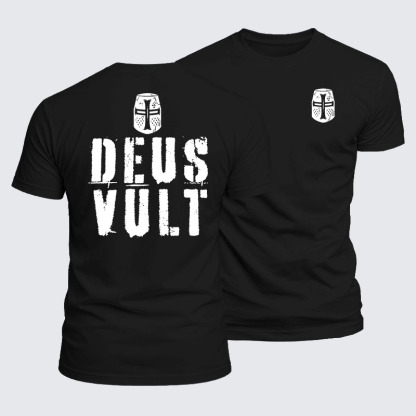 Luxe Mercerized Cotton Tee - Deus Vult