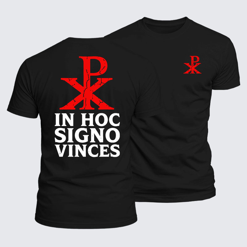 Luxe Mercerized Cotton Tee - In Hoc Signo Vinces 