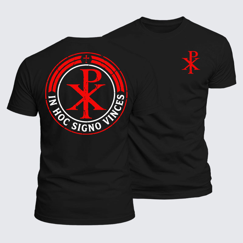 Luxe Mercerized Cotton Tee - In Hoc Signo Vinces 