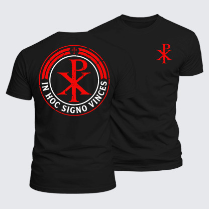 Luxe Mercerized Cotton Tee - In Hoc Signo Vinces 