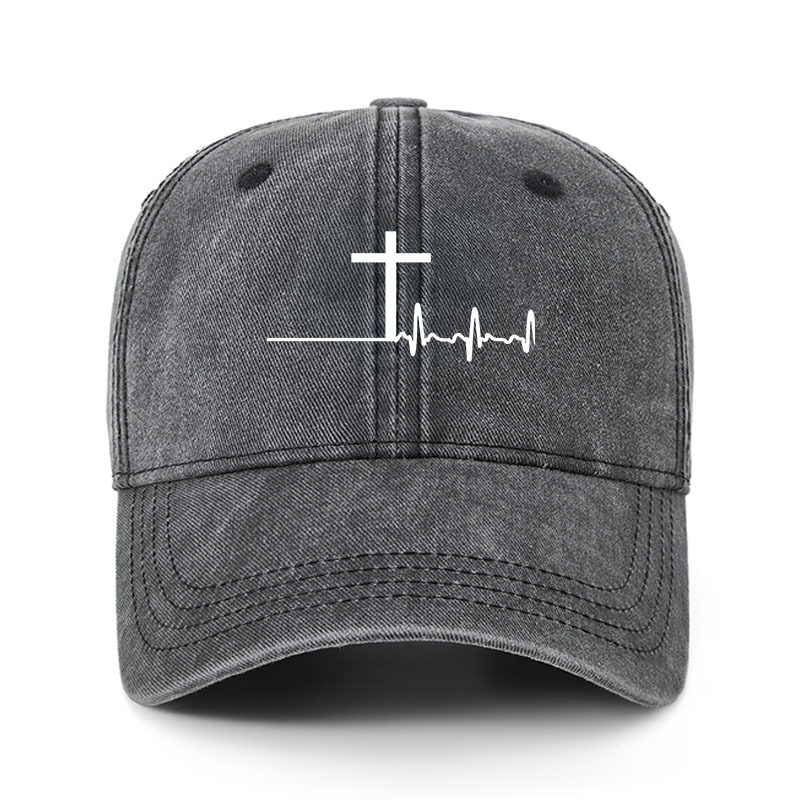 Heritage Washed Cap - Jesus Cross Christ