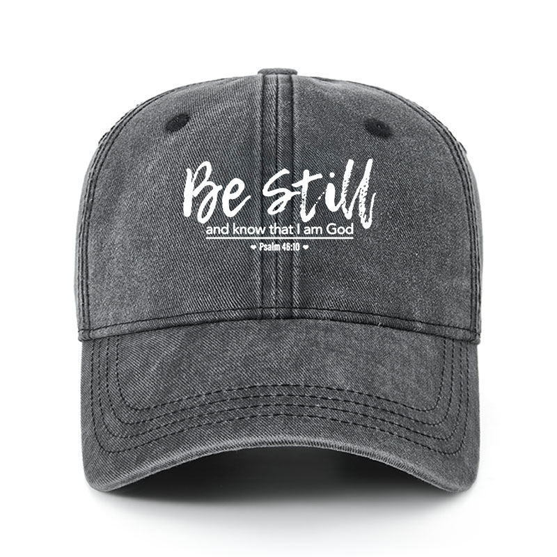 Heritage Washed Cap - Psalm 46:10