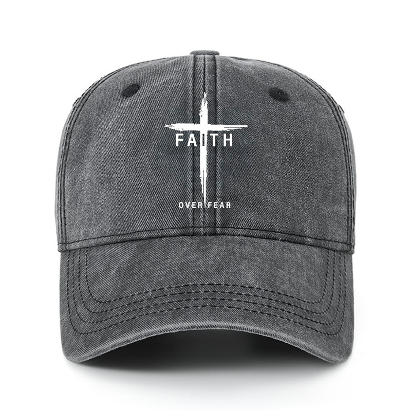 Heritage Washed Cap - Jesus Cross Christ