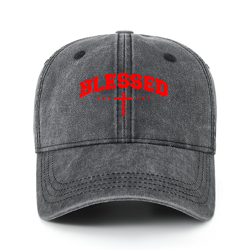 Heritage Washed Cap - Blessed Cross