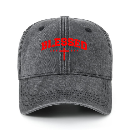 Heritage Washed Cap - Blessed Cross