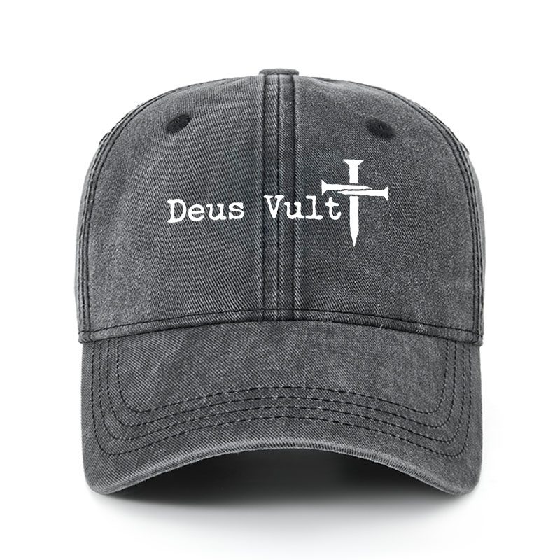 Heritage Washed Cap - Deus Vult 