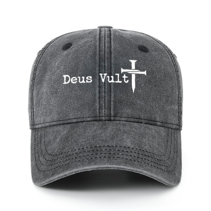 Heritage Washed Cap - Deus Vult 