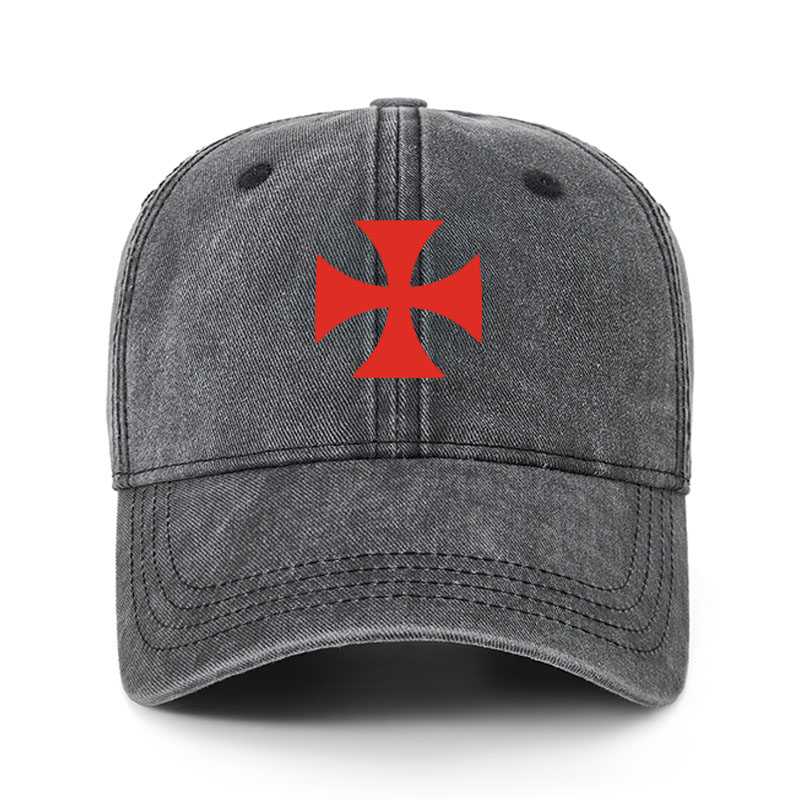 Heritage Washed Cap - Knights Templar Cross