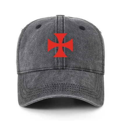 Heritage Washed Cap - Knights Templar Cross