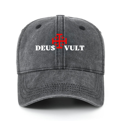 Heritage Washed Cap - Deus Vult
