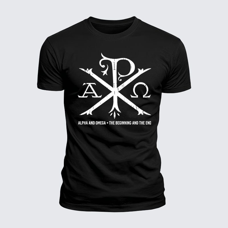 Luxe Mercerized Cotton Tee - Alpha And Omega