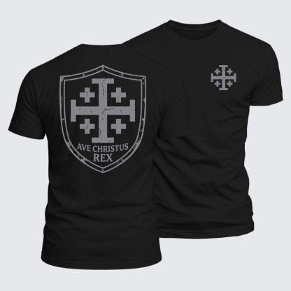 Luxe Mercerized Cotton Tee - Ave Christus Rex