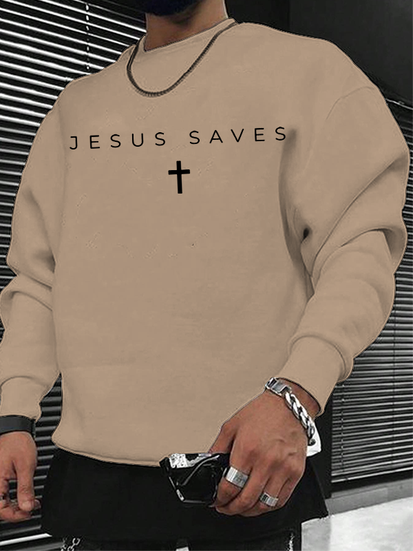 Jesus Saves Christian Sweatshirt
