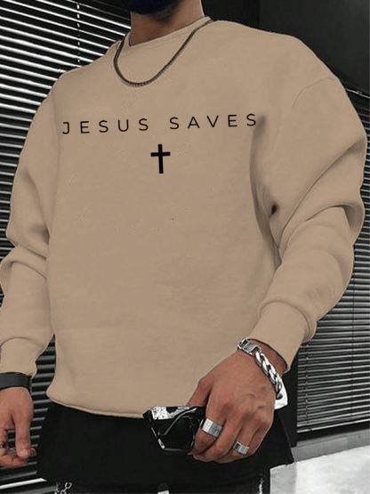 Jesus Saves Christian Sweatshirt