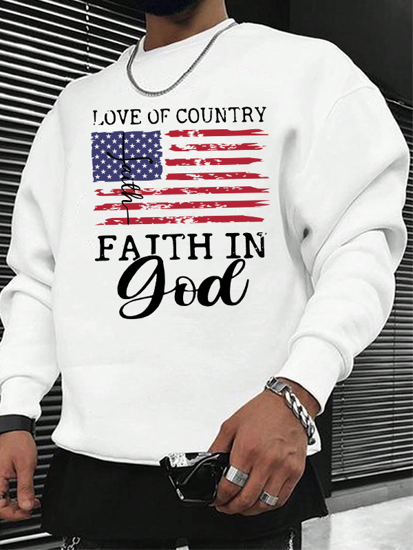 Faith In God Christian Sweatshirt
