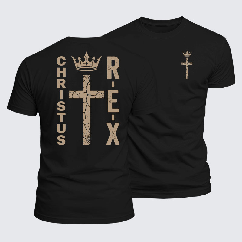 Luxe Mercerized Cotton Tee - Ave Christus Rex