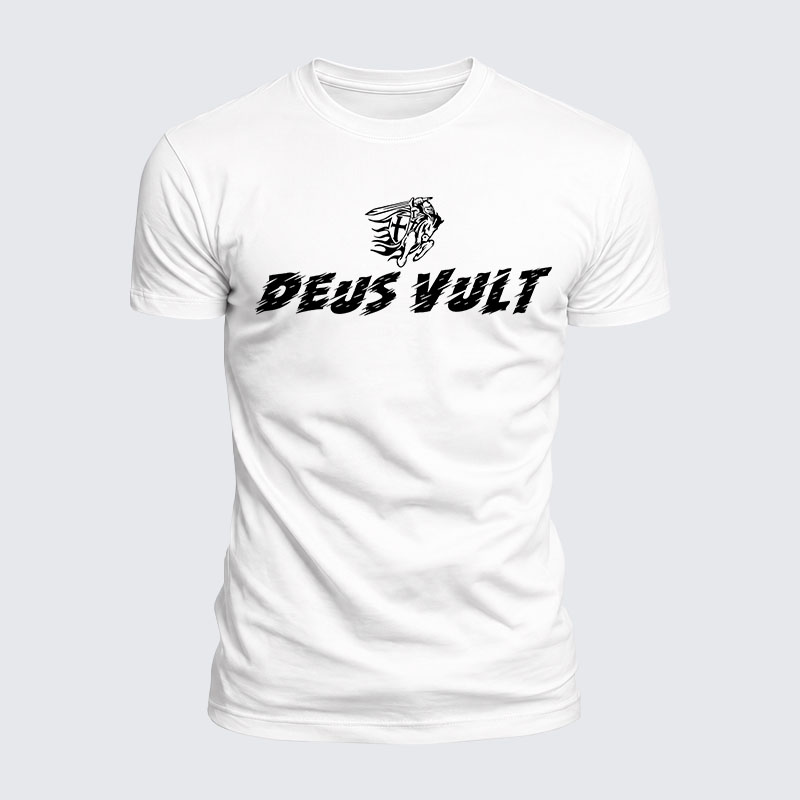 Luxe Mercerized Cotton Tee - Deus Vult
