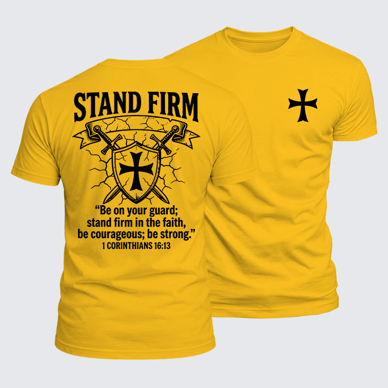Luxe Mercerized Cotton Tee - Stand Firm