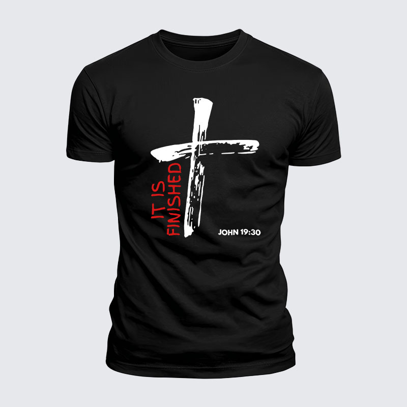 Man Of God Husband Dad Jesus God Christian Cotton T-Shirt