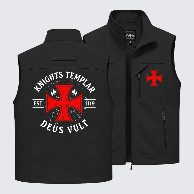 Knights Templar Deus Vult Outdoor Quick-dry Vest
