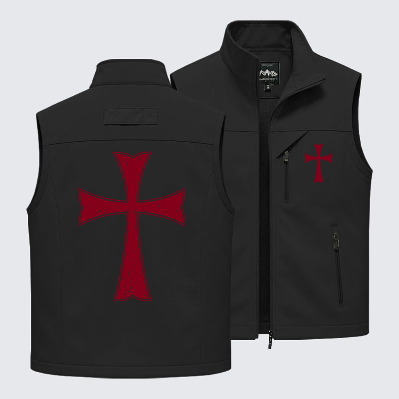 Knights Templar Crusader Cross Outdoor Quick-dry Vest