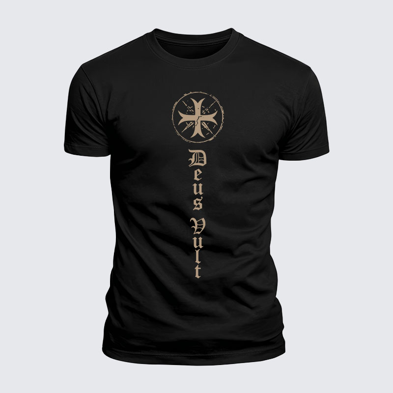 Luxe Mercerized Cotton Tee - Deus Vult