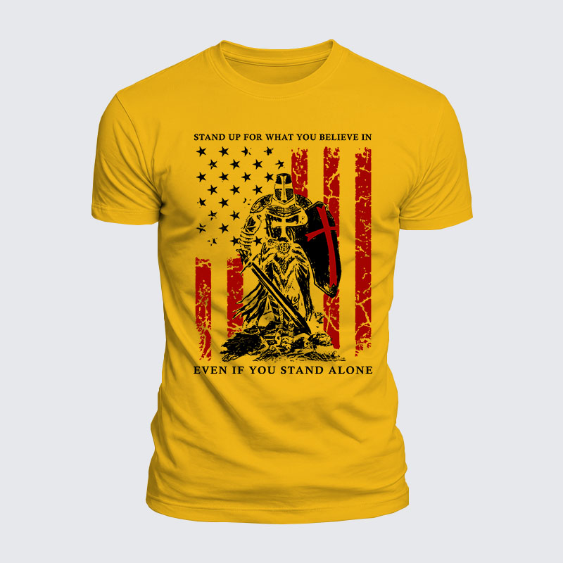 Luxe Mercerized Cotton Tee - Stand Up For What You Believe