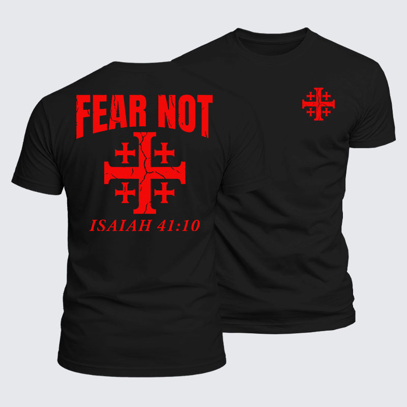 Luxe Mercerized Cotton Tee - Fear Not Isaiah 41:10