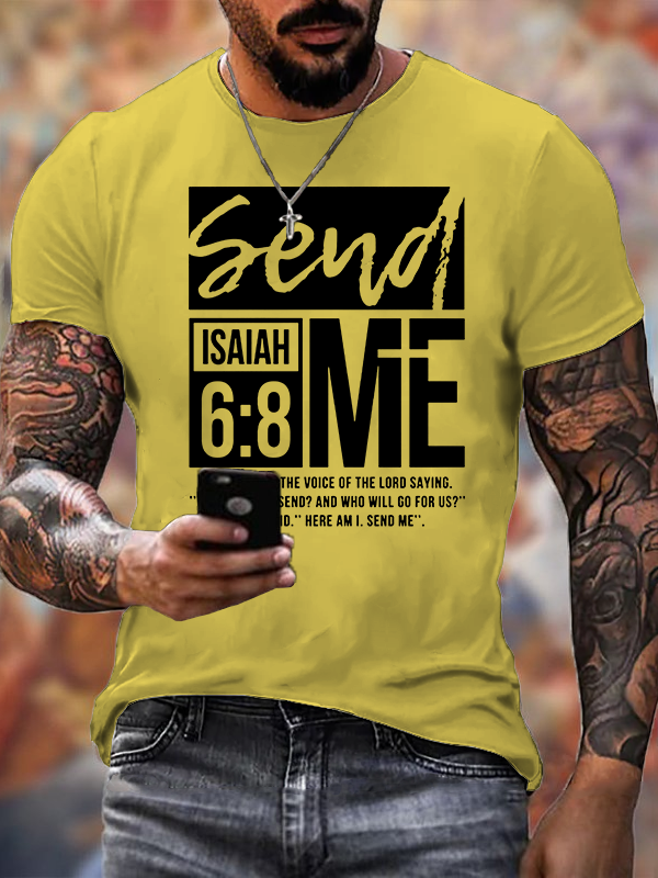Send Me Jesus God Christian Cotton T-Shirt