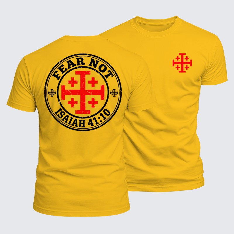 Luxe Mercerized Cotton Tee - Fear Not Isaiah 41:10