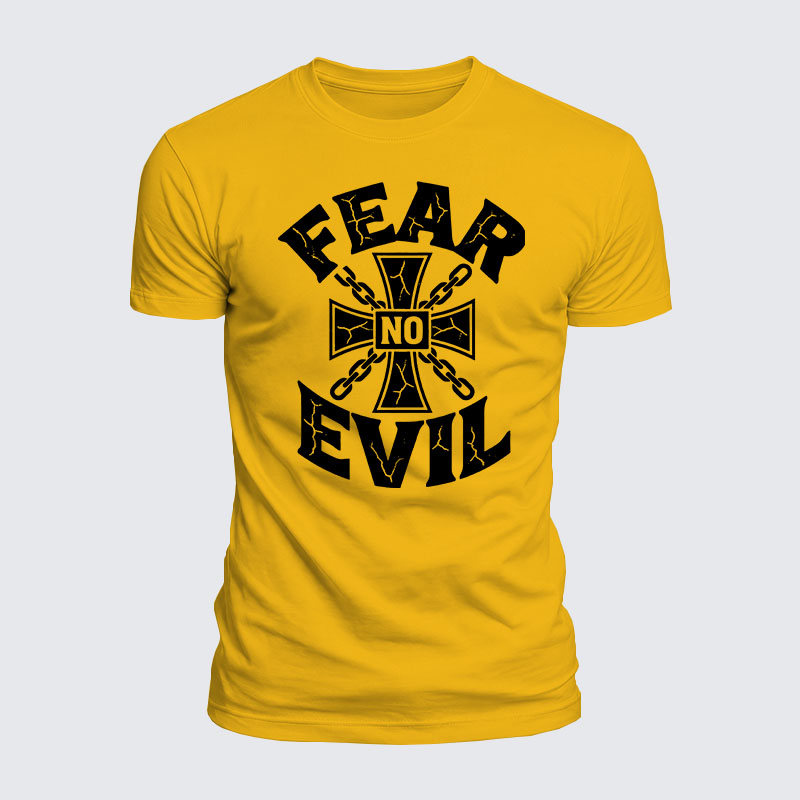 Luxe Mercerized Cotton Tee - Fear No Evil