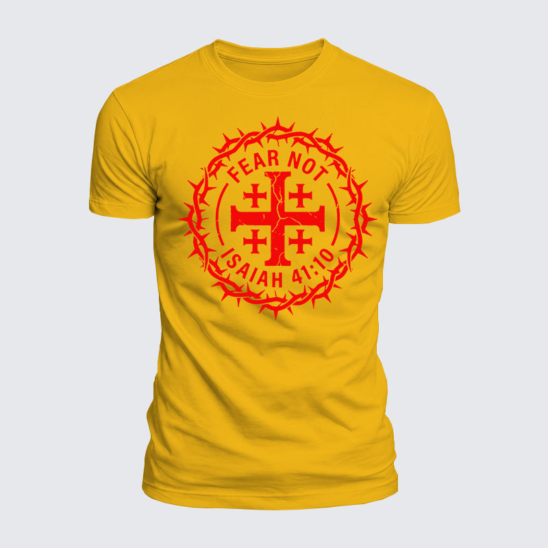 Luxe Mercerized Cotton Tee - Fear Not Isaiah 41:10