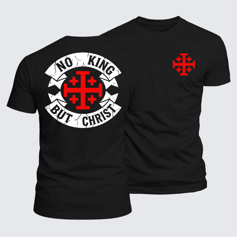 Luxe Mercerized Cotton Tee - No King But Christ