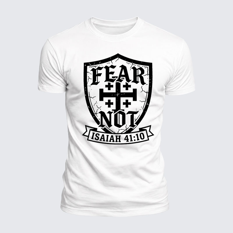 Luxe Mercerized Cotton Tee - Fear Not Isaiah 41:10