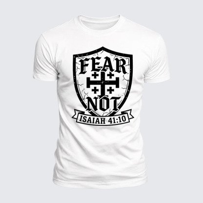 Luxe Mercerized Cotton Tee - Fear Not Isaiah 41:10