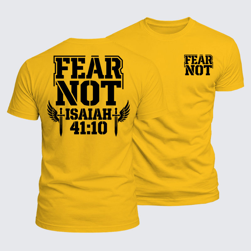Luxe Mercerized Cotton Tee - Fear Not Isaiah 41:10