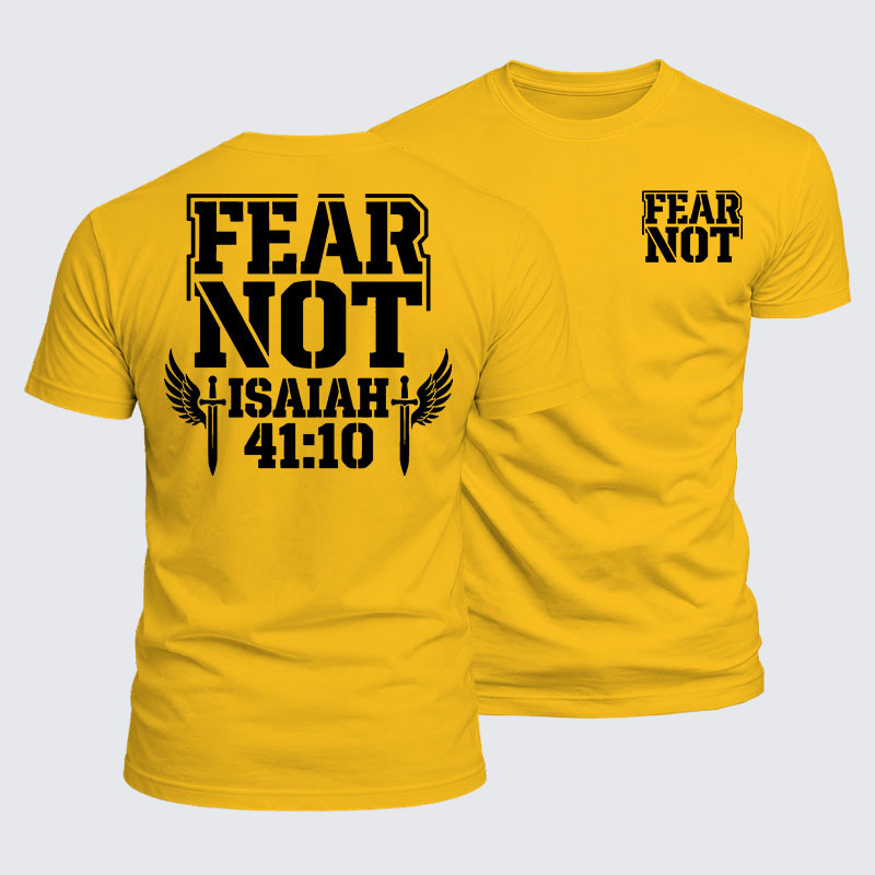 Luxe Mercerized Cotton Tee - Fear Not Isaiah 41:10