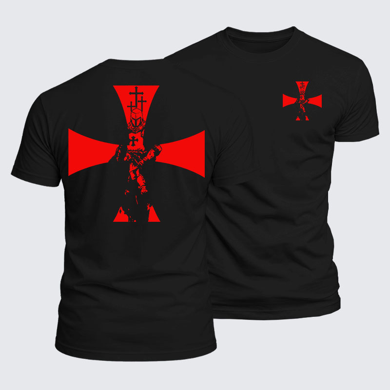Luxe Mercerized Cotton Tee - Knight Templar Cross