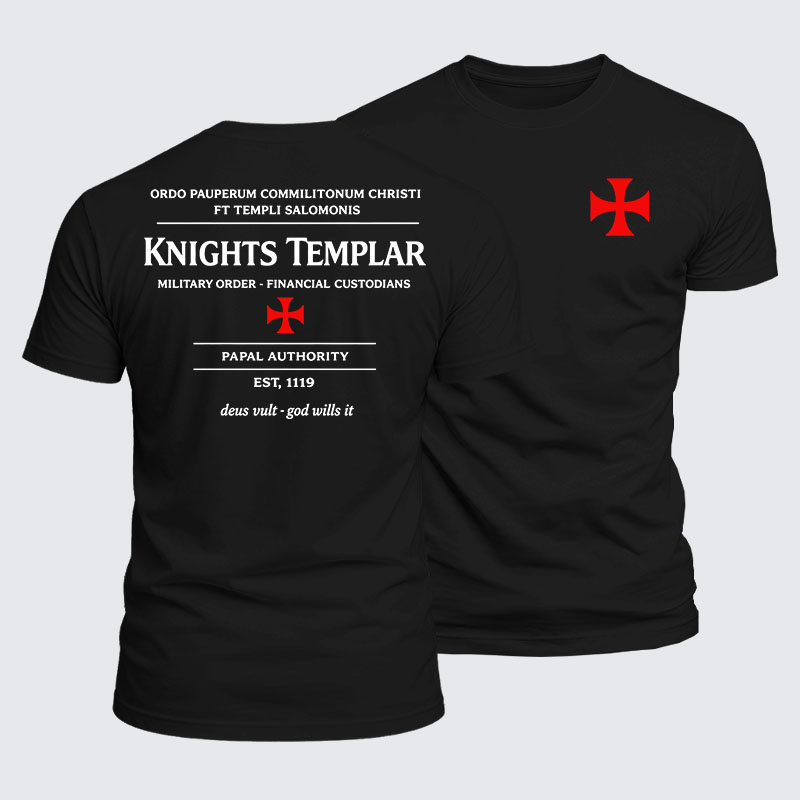 Luxe Mercerized Cotton Tee - Knights Templar