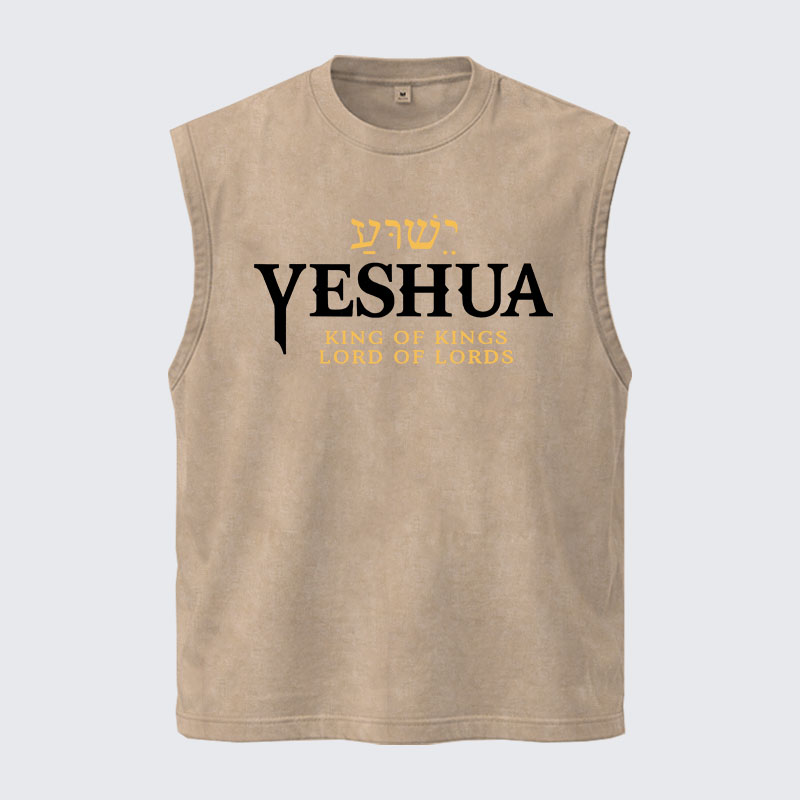 Washed Tank Top -  Yeshua King & Lord