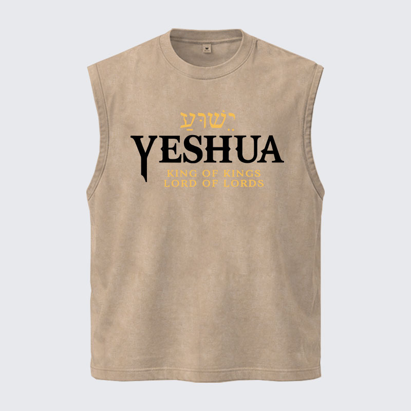 Washed Tank Top -  Yeshua King & Lord