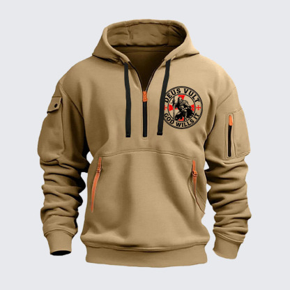 Zipper Hoodies - Knights Templar Deus Vult