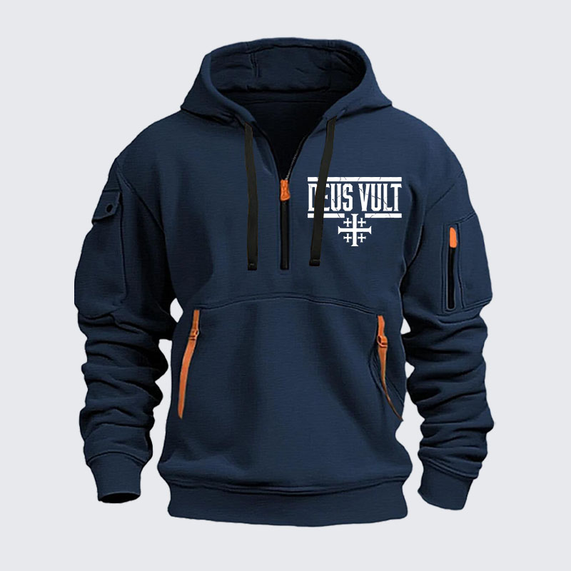 Zipper Hoodies - Deus Vult
