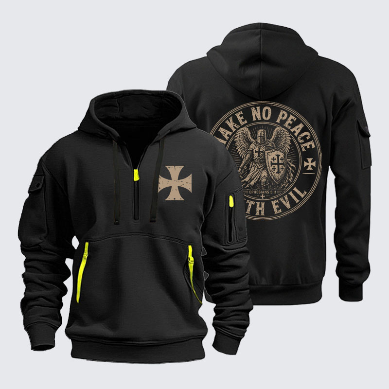 Zipper Hoodies - Make No Peace With Evil