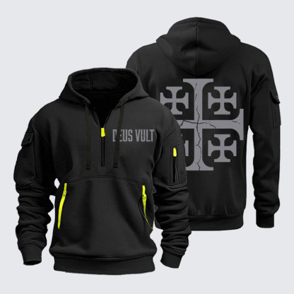 Zipper Hoodies - Deus Vult