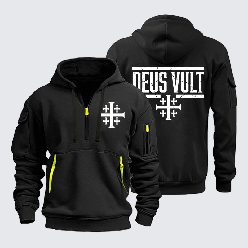 Zipper Hoodies - Deus Vult