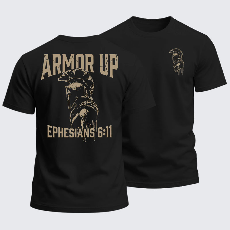 Heavyweight Cotton Tee - Armor Up